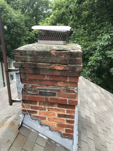 Water Damaged Chimney