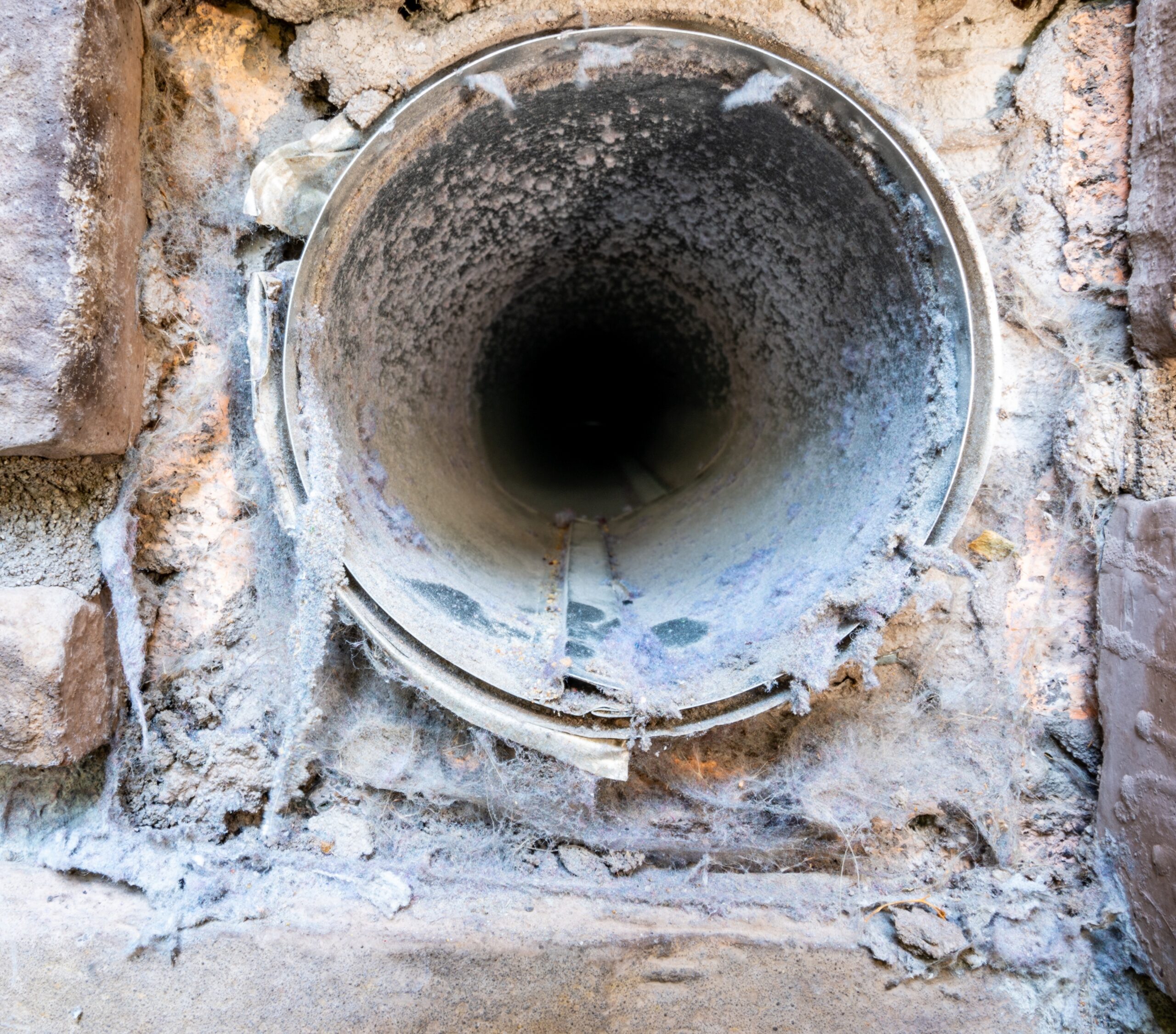 Adobe Stock image of the end of a dryer vent.